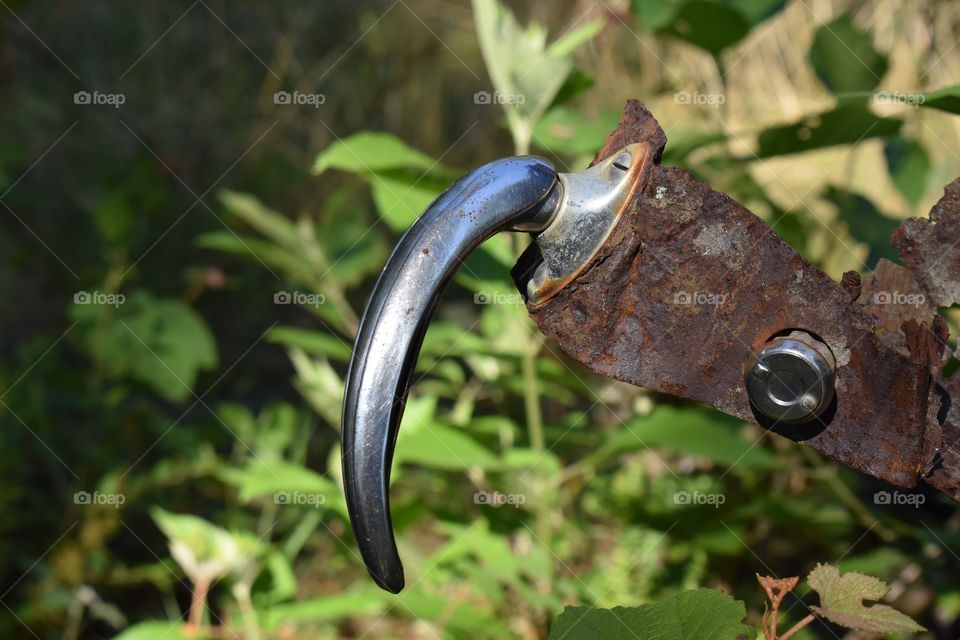 Old Car Door Handle