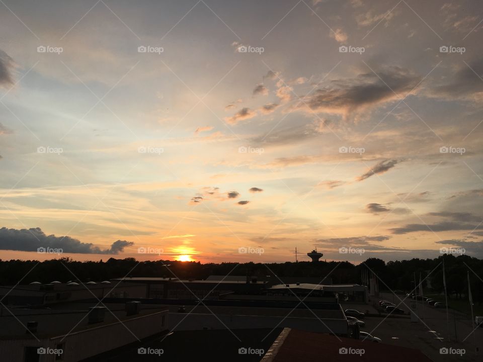 Sunrises , sunsets and the moon. 