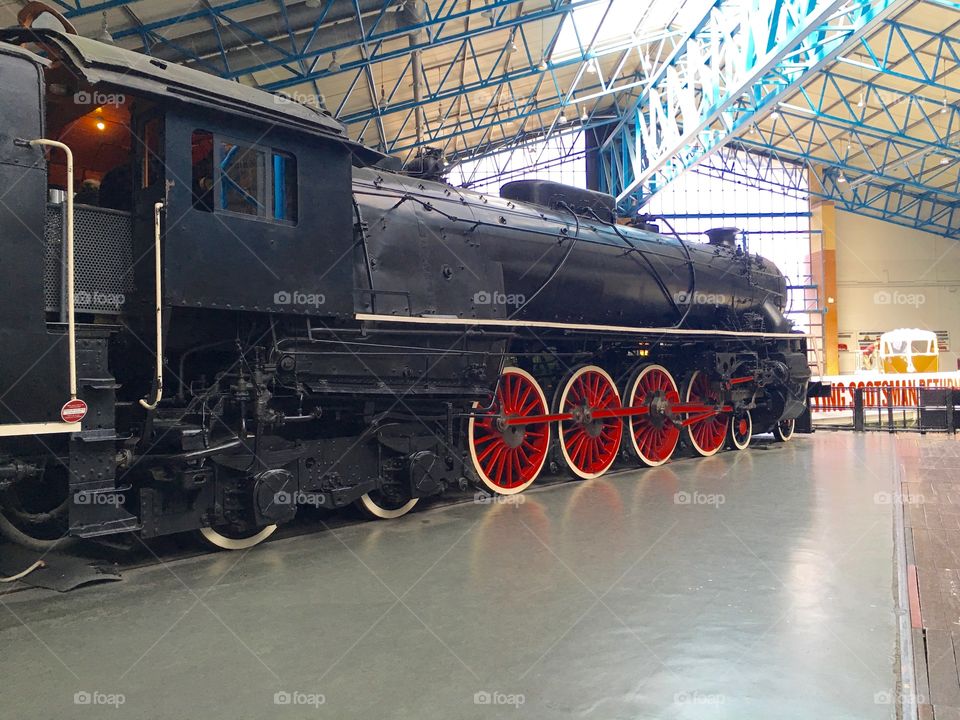 Chinese steam locomotive at The NRM York 