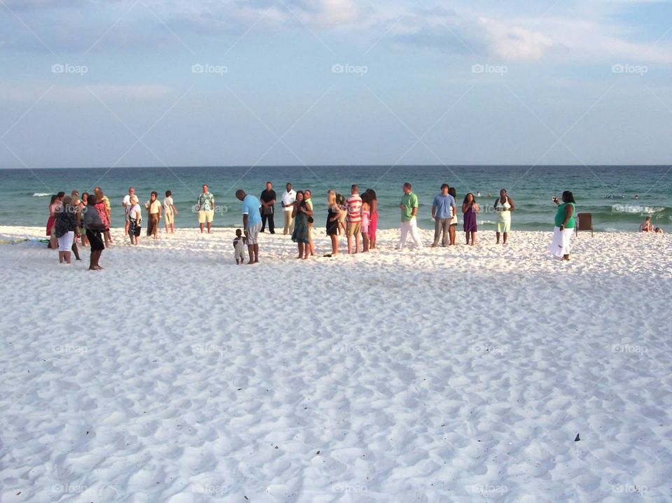 Beach wedding 