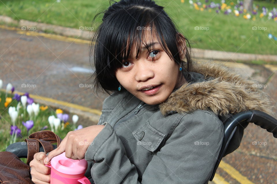 Outdoors, Child, People, Woman, Girl