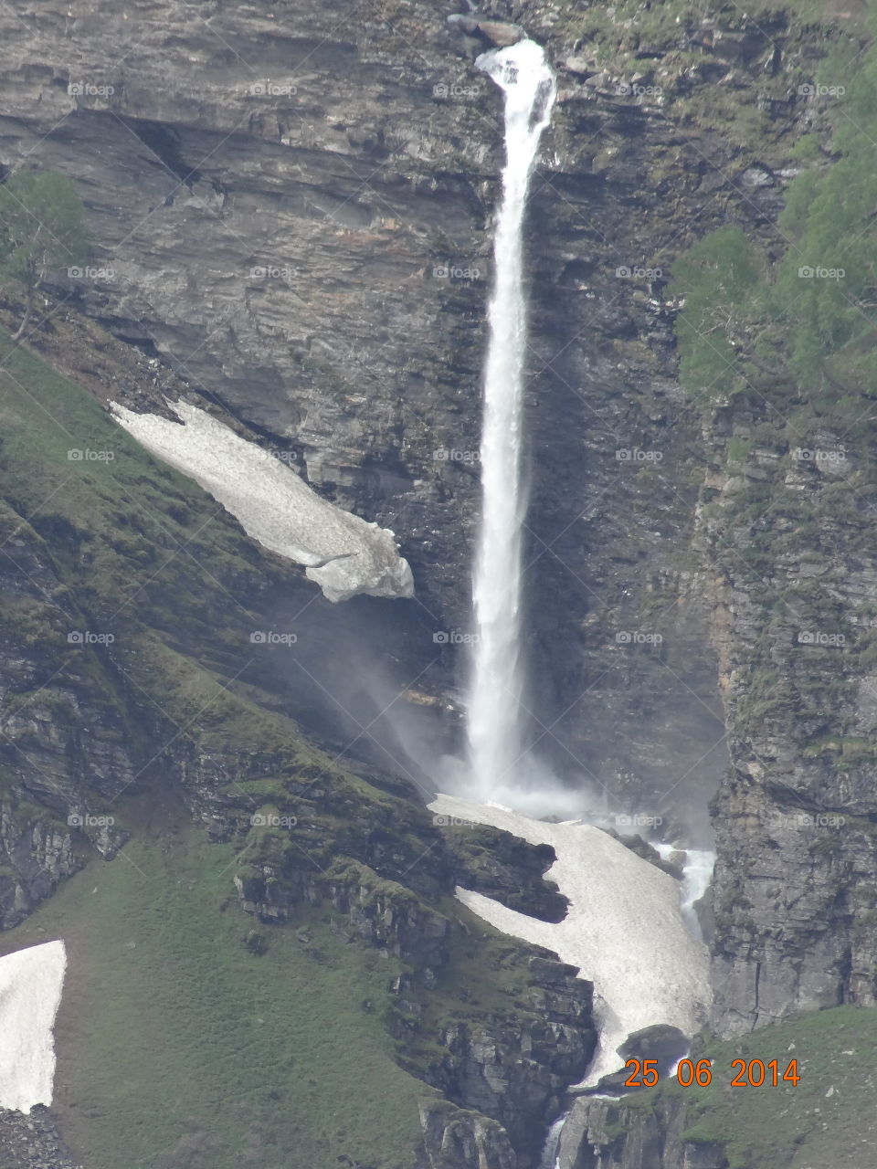 waterfall view