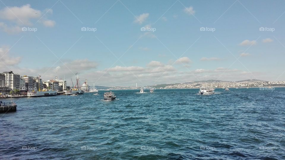 Bosphorus in Turkey 