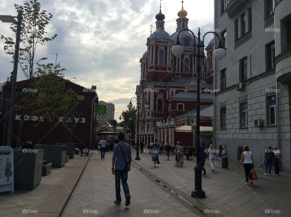 Street view in Moscow