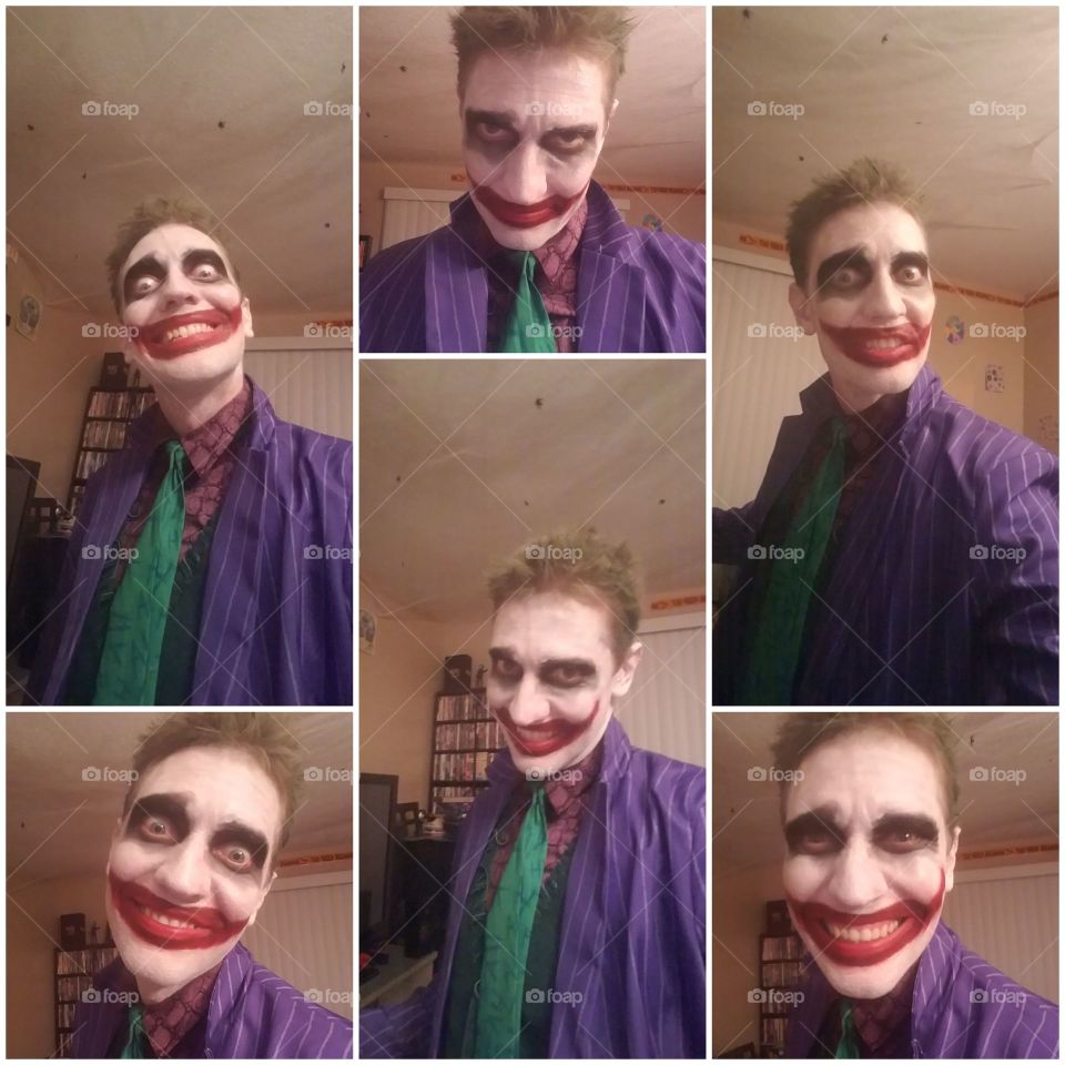 The faces of Joker