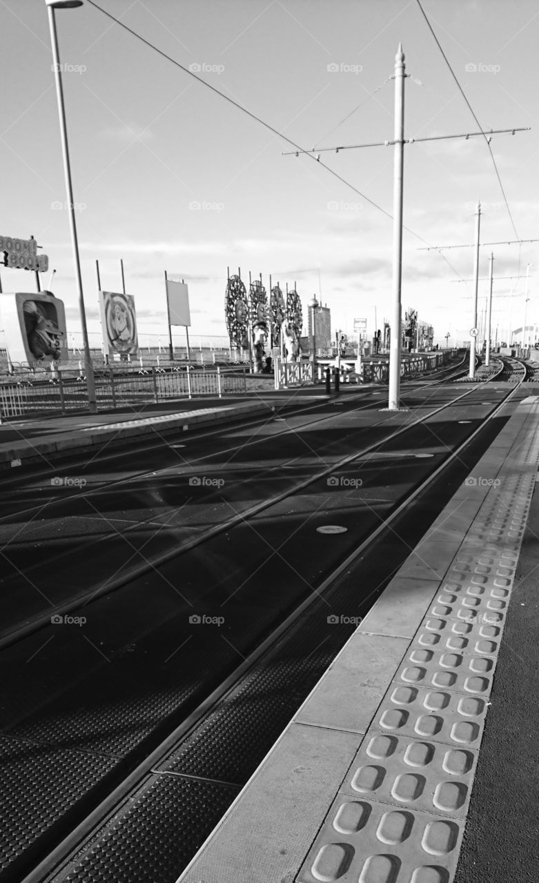 Blackpool tram lines ⚟