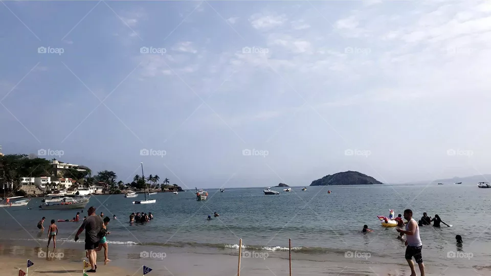 Beach in Mexico 
