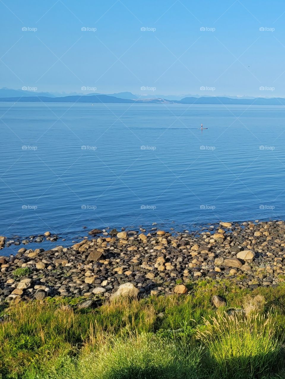 Beautiful Paddle Boarding in Canadian Calm Waters