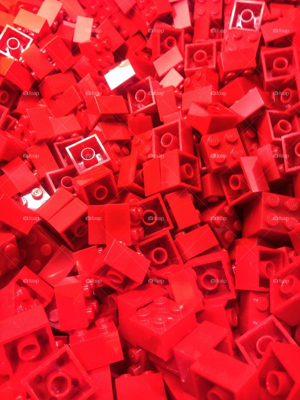 Red Lego bricks