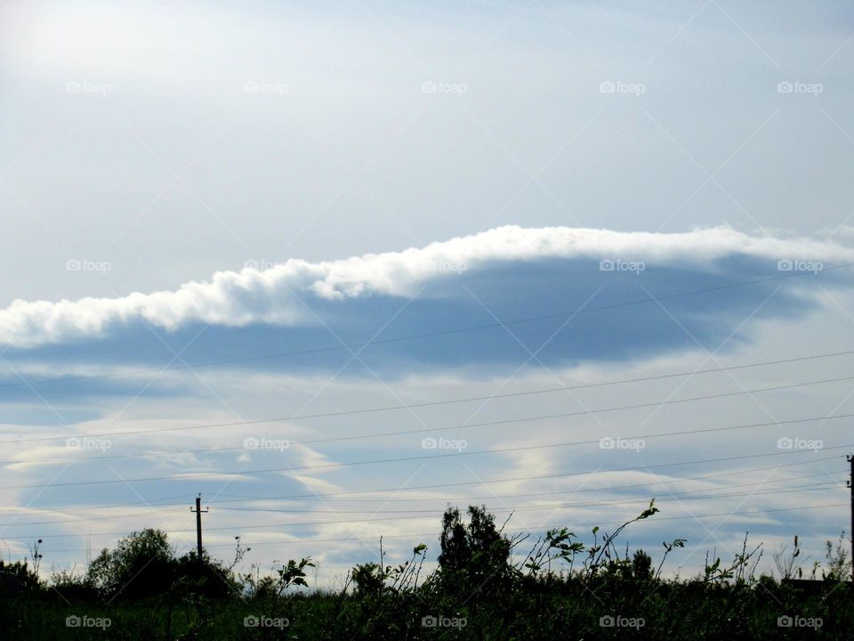 clouds in the sky, spring, May, rain soon, spring sun
