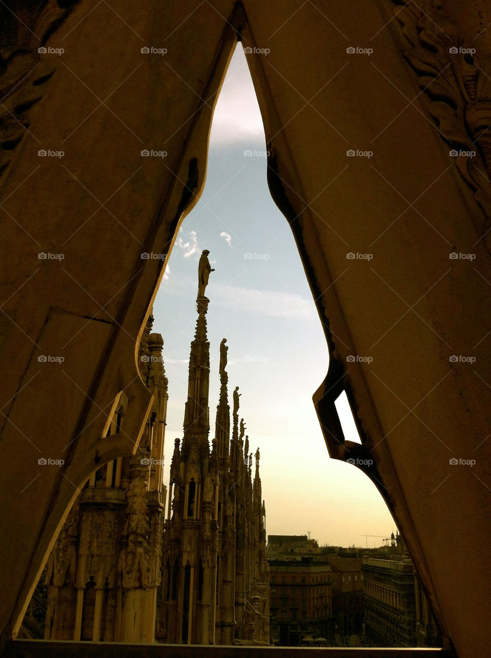 italy sunset milan duomo by ippocampo