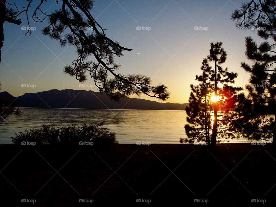 Sunset at Lake Tahoe