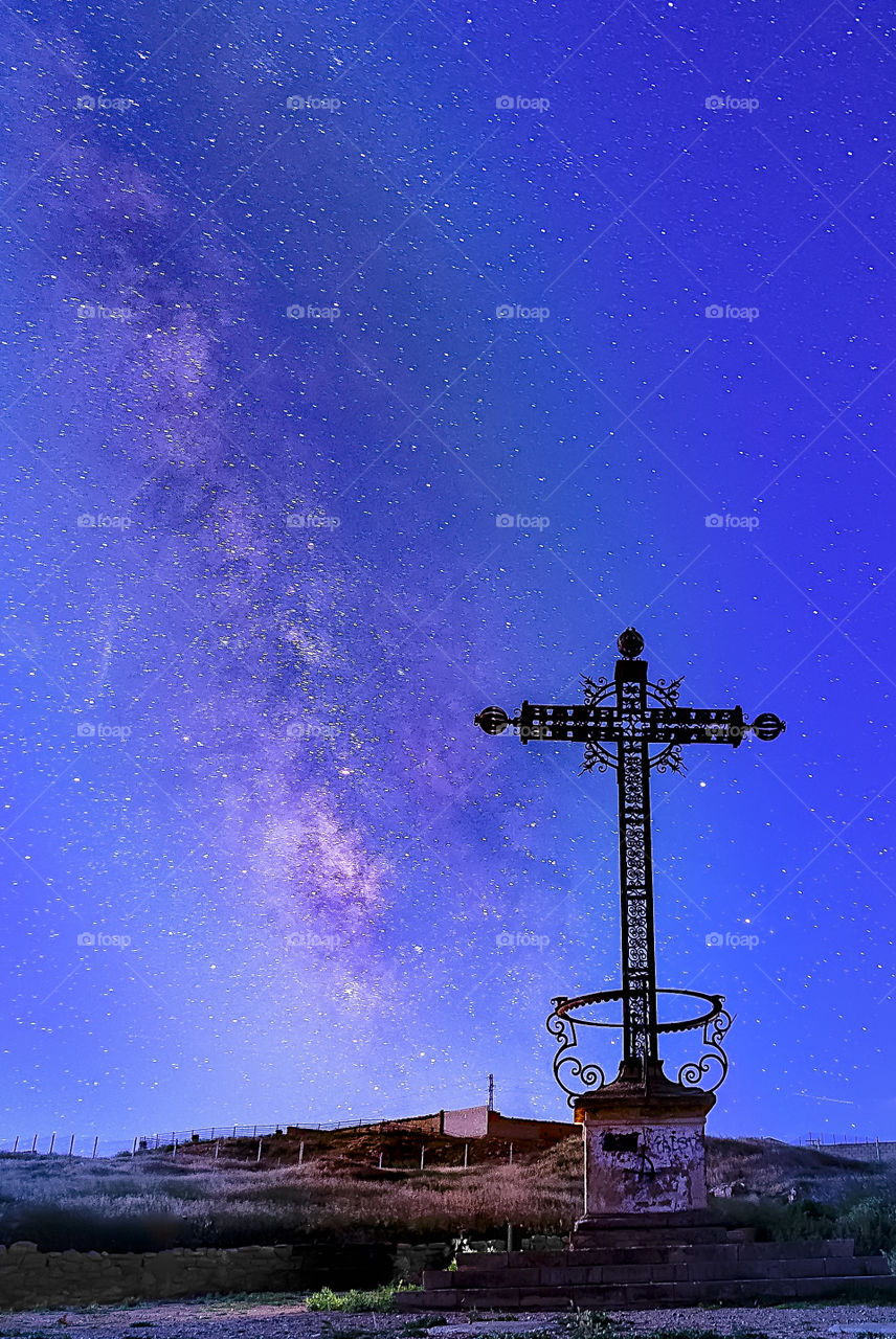 Cross and milkyway
