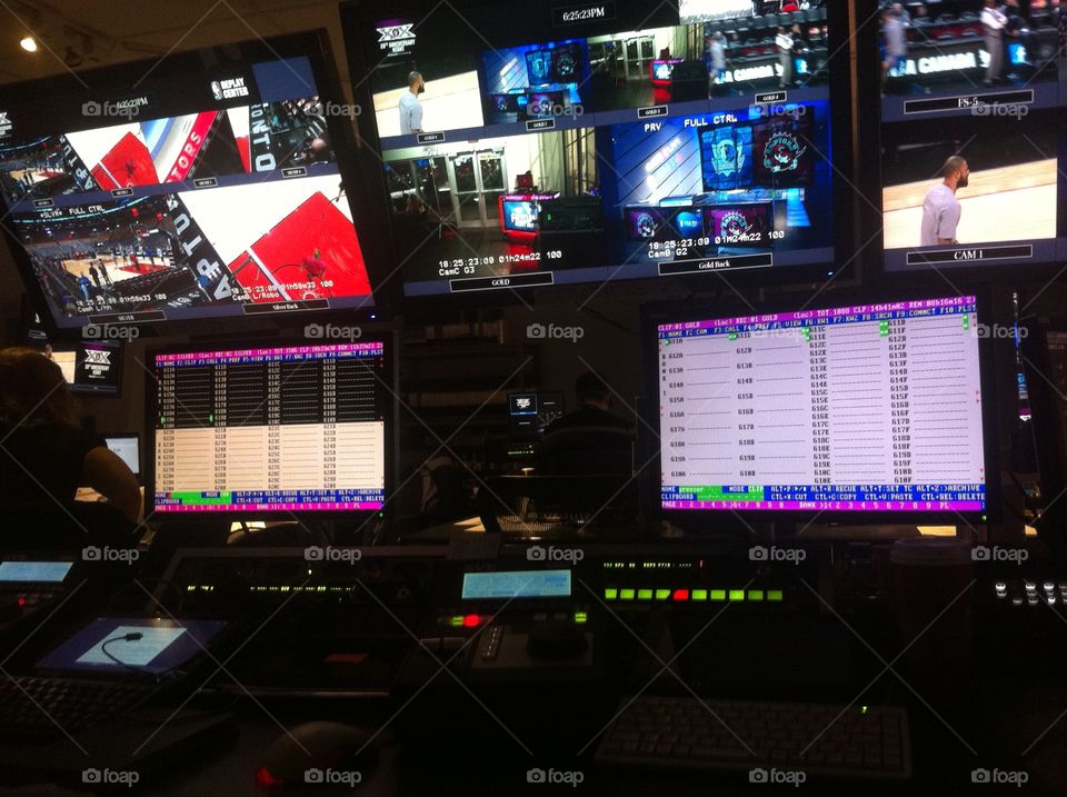 Video television control room