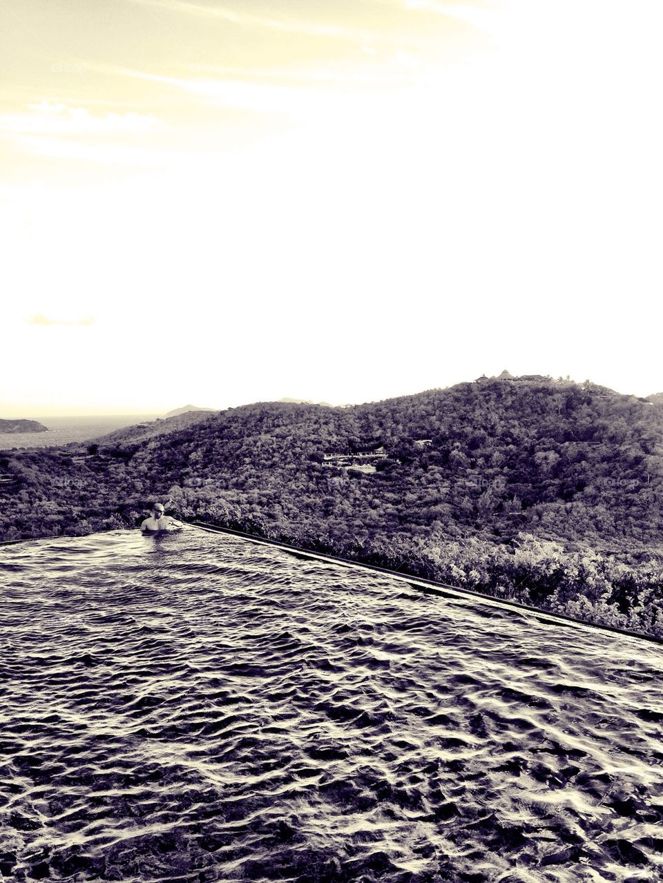 landscape travel man pool by ronnestam