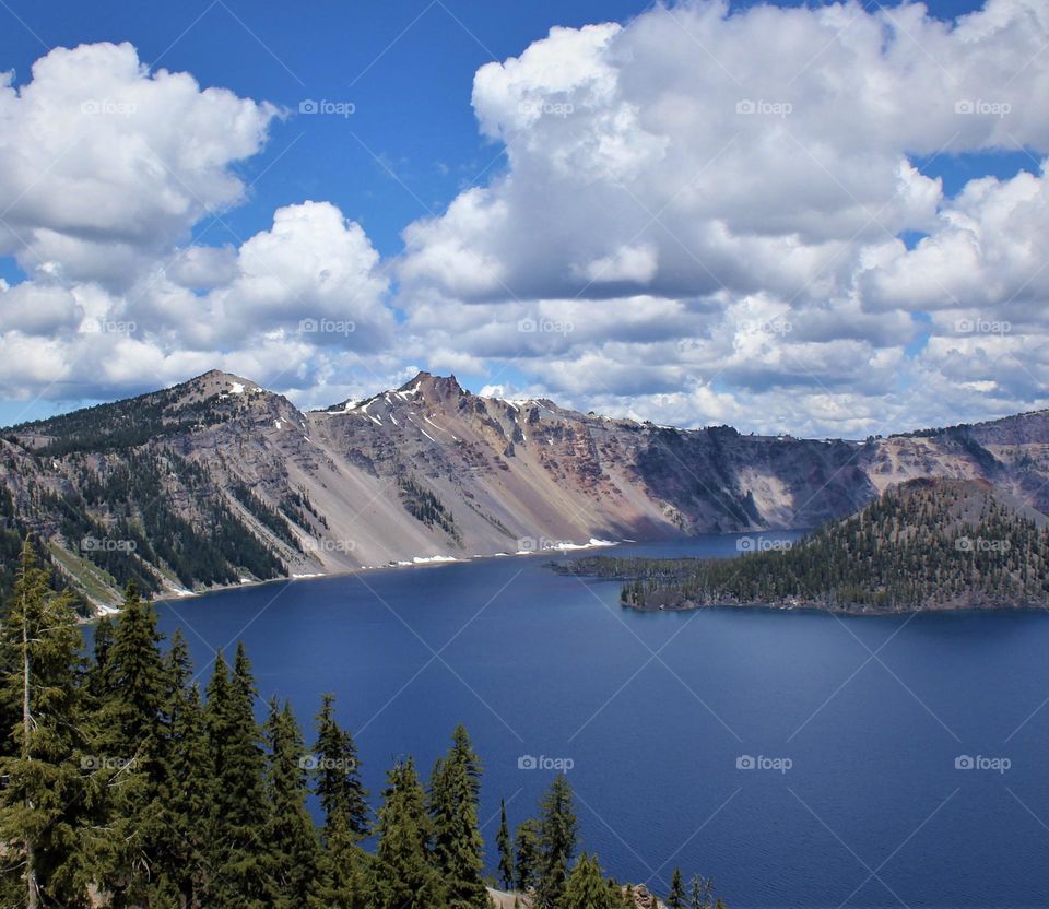 Beautifully filled Crater in Western United States 