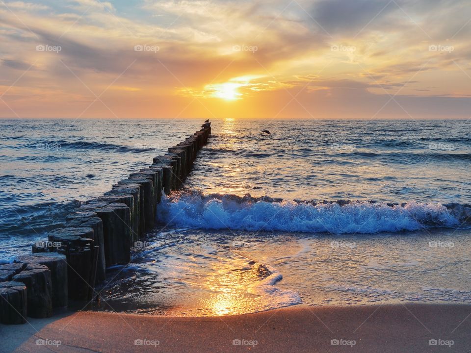 Sunset at the beach