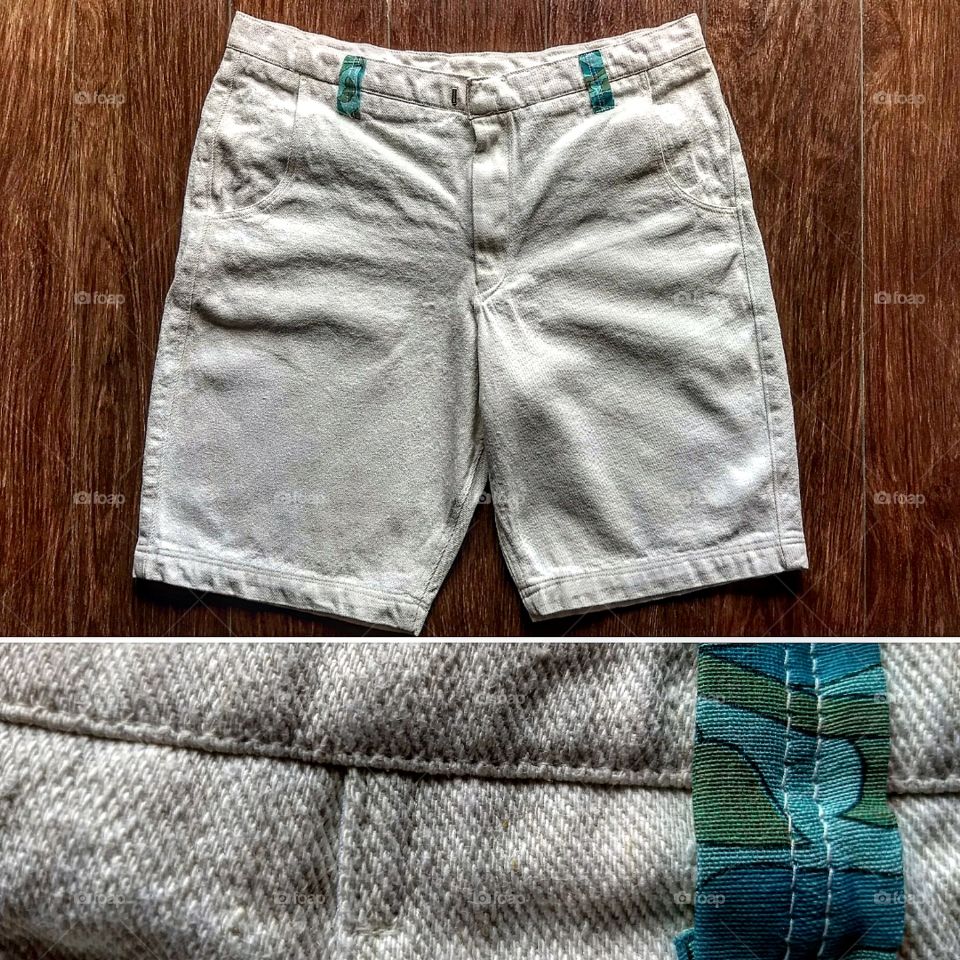 Our 100% Hemp shorts! and a little close up of that beautiful material!