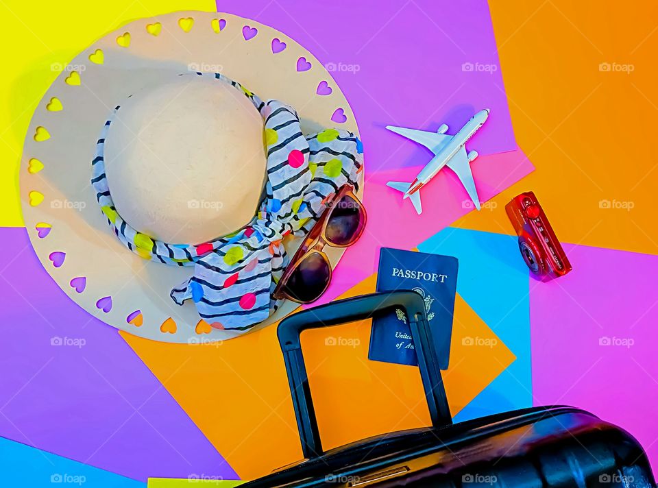 Suitcase for holiday