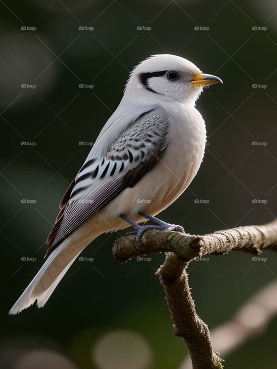Beautiful bird on a tree branch