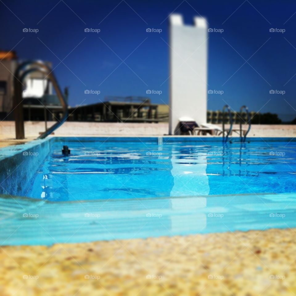 Water, Swimming, Dug Out Pool, Summer, Turquoise