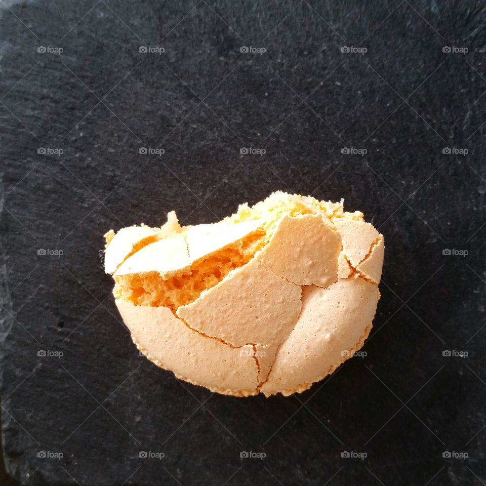 bitten macaron