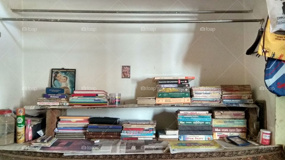 First of all..best hobby Studying..In room books places. books is place according to subject.