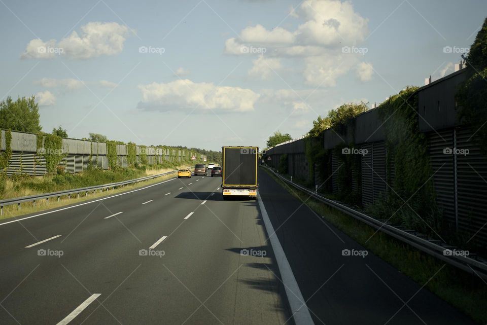 German roads.  Traveling in Germany by car