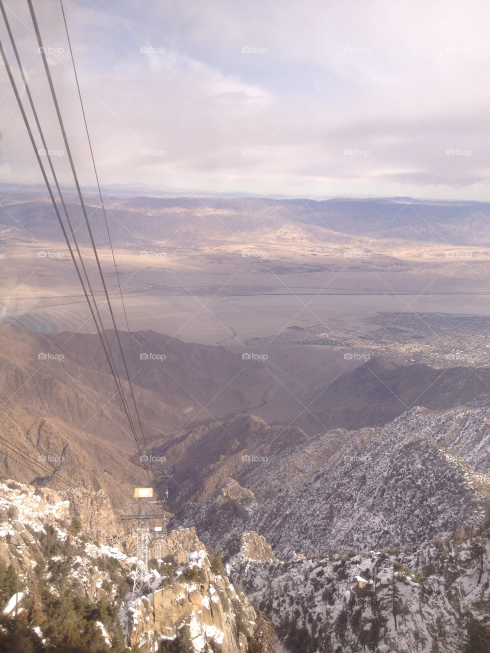 mountains aerial palm springs by whatnaomiloves