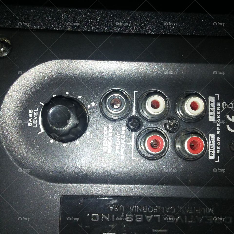 Inside my Creative A500 Subwoofer #1