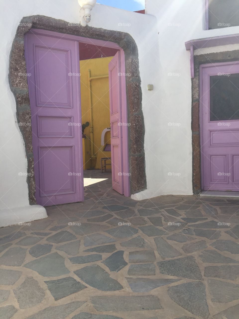 what's beyond purple door number one? 