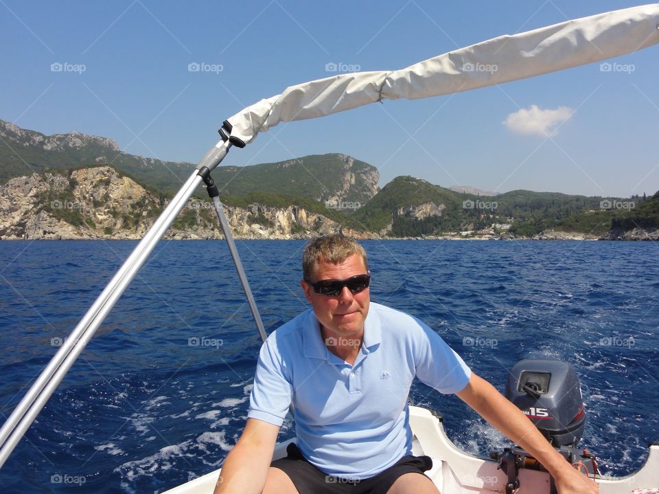 Man on boat 