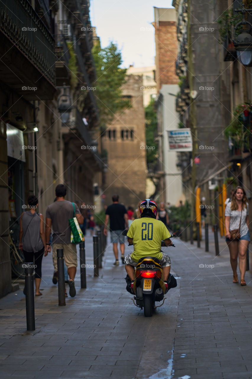 Barcelona street live