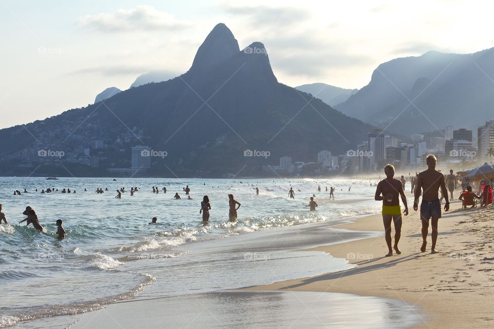 Ipanema beach. Summer at Ipanema beach, Rio de Janeiro 