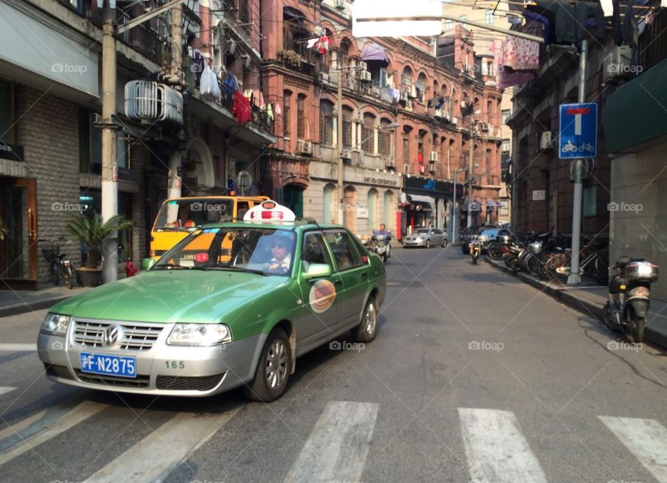 Taxi in shanghai