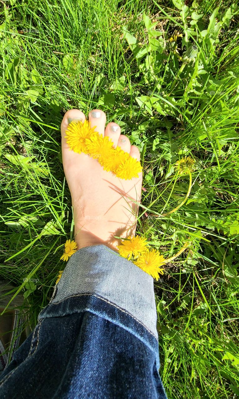 flower feet