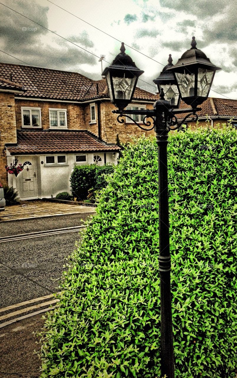 street clouds england lamppost by hannahdagogo