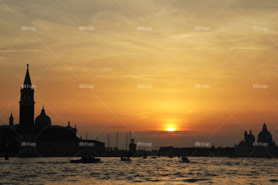 Sunset in Venice