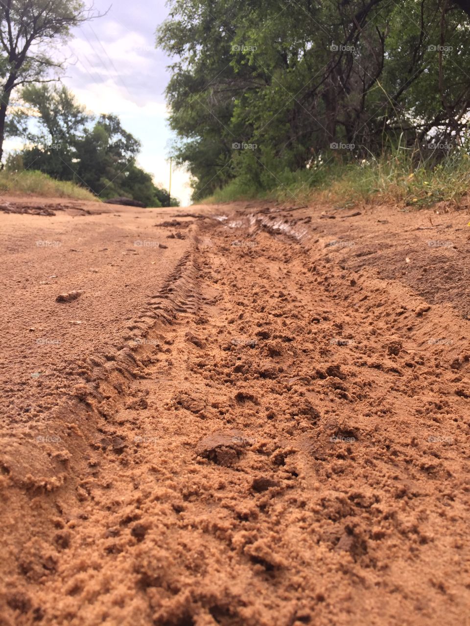 Sandy tracks