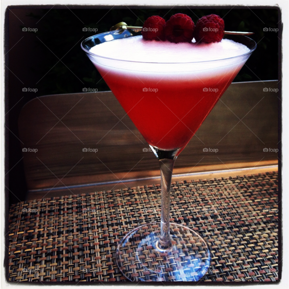 drink raspberry cocktail martini by gilbertlemieux