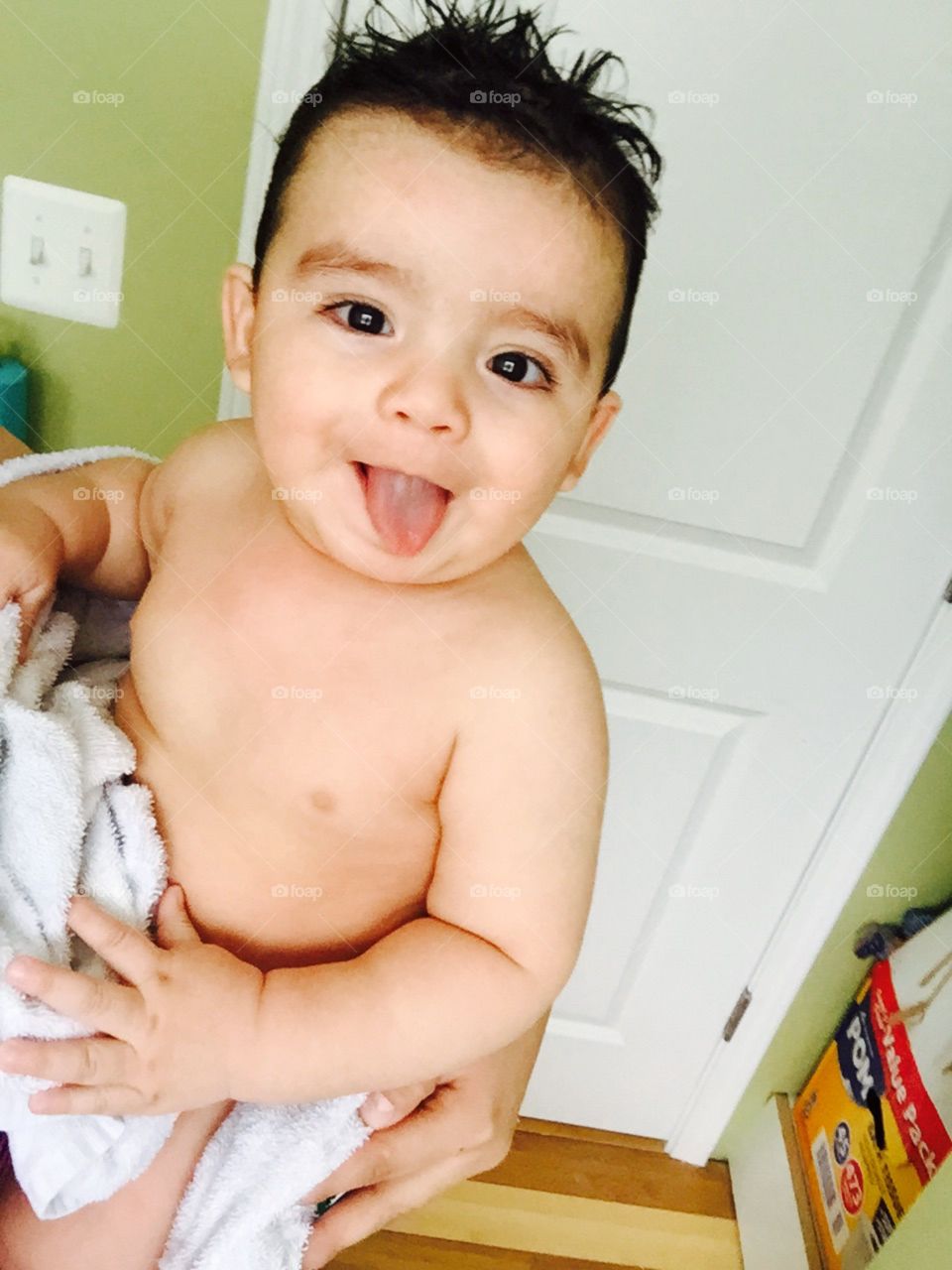 Child, Indoors, Baby, Family, People