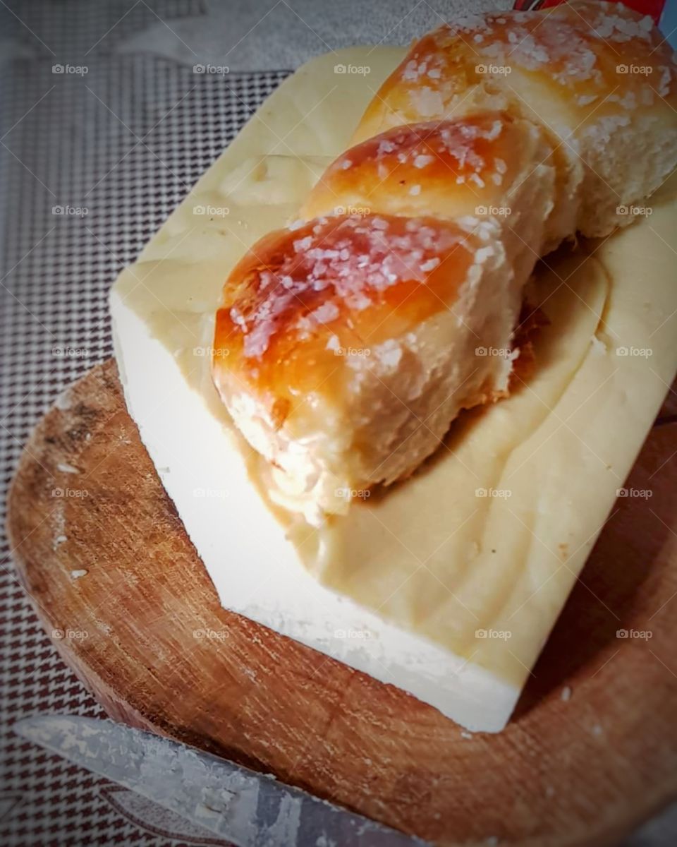 Queijo e pão doce cheese bread