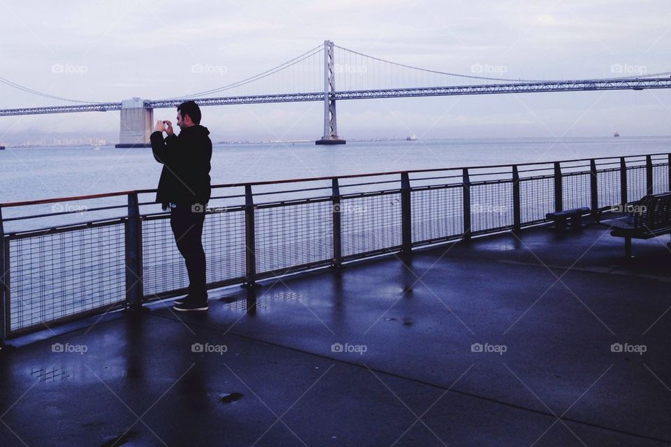 Man taking photo