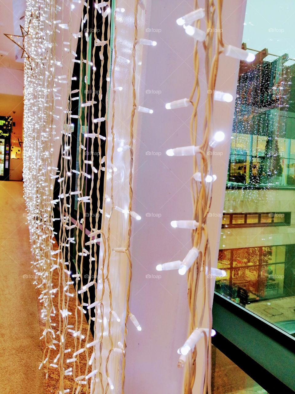 Christmas mall lights