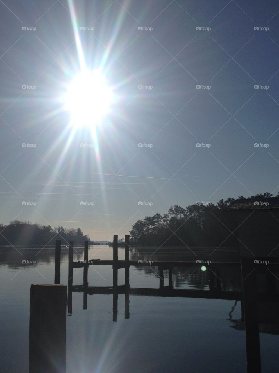 Sunrise on the river 