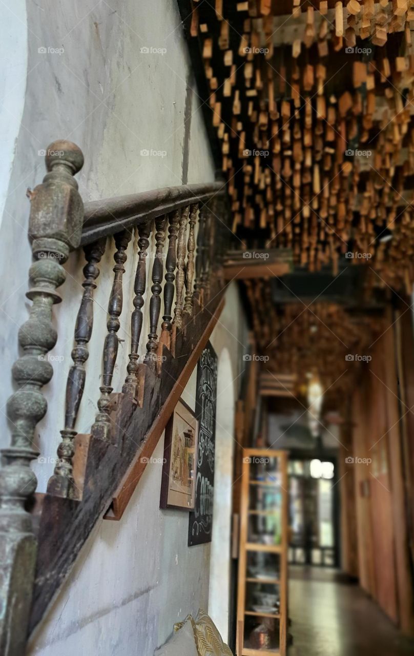 Decorative Hallway at Boutique Hotel