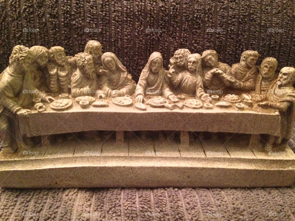 The Last Supper made from the ashes of the volcanic eruption of Mt. Pinatubo in the Philippines depicts the Lord's supper. Jesus gave thanks to the father, broke the bread and shared it with his disciples. They gave thanks for the love of God and celebrated with joy and happiness.
Published by:
HappyBrownMonkey