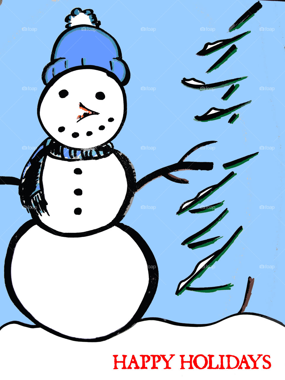 Merry Christmas Frosty