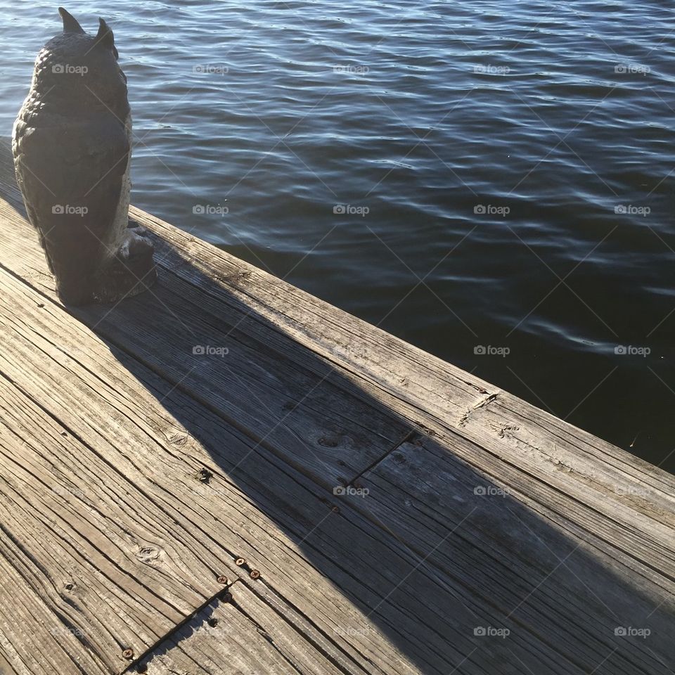 Dock shadow