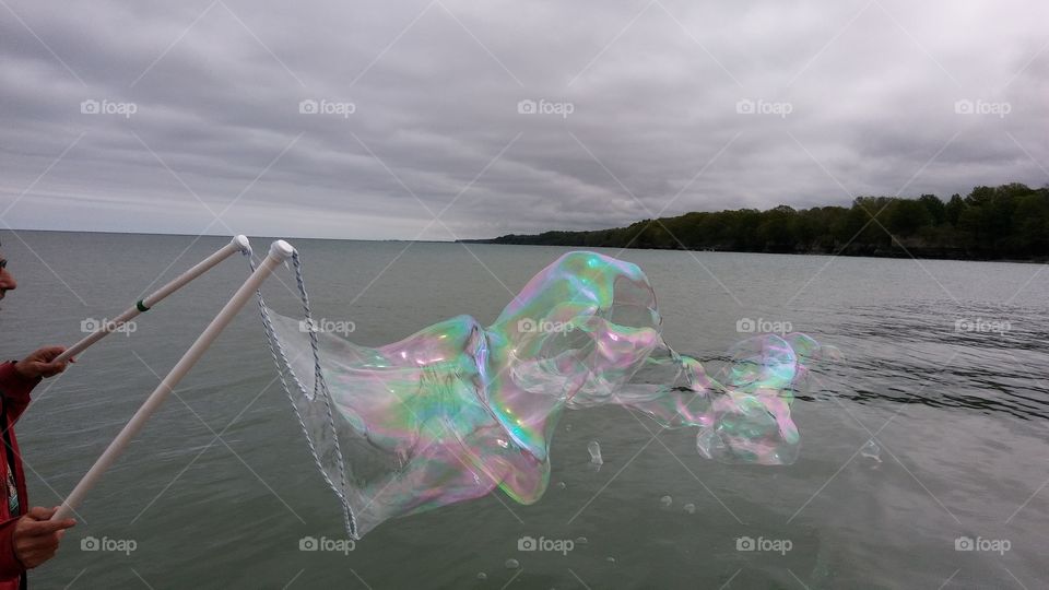 Bubbles on the Lake